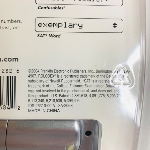 New Unopened Tech Bundle Franklin Spelling Ace & Thesaurus/ Model SA-206S silver - Picture 10 of 15